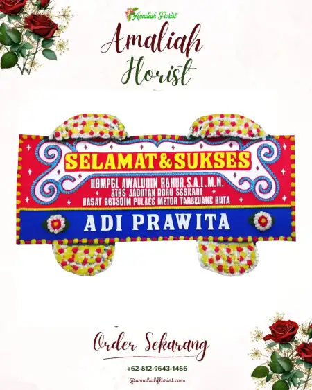 Papan Bunga Ucapan Selamat Karangpucung